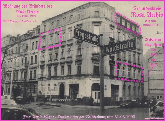 Waldstraße, hier begann ab 1985 alles